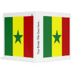 Senegal High quality Flag 3 Ring Binder