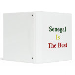 Senegal Is The Best 3 Ring Binders