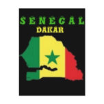 SENEGAL MAP T-SHIRT AND ETC POSTCARDS