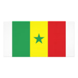 Senegal National Flag Custom Photo Card