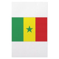 Senegal National Flag Personalized Stationery