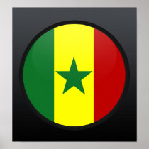 Senegal quality Flag Circle Print