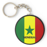 Senegal Roundel quality Flag Keychains