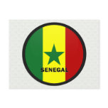Senegal Roundel quality Flag Postcard