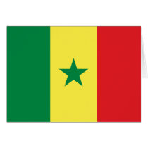 Senegal, Saudi Arabia Greeting Card