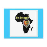 SENEGAL / SENEGALESE FLAG  T-SHIRT AND ETC POST CARD