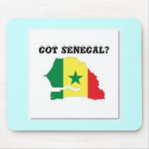 SENEGAL/SENEGALESE MAP T-SHIRT AND ETC mousepads