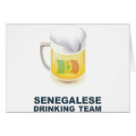 Senegalese Drinking Team Card
