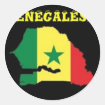 SENEGALESE  MAP T-SHIRT AND ETC STICKERS