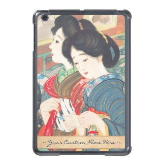 Sengai Igawa Two Bijin japanese girls oriental art iPad Mini Case