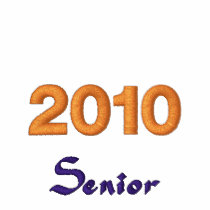 Senior 2010 Embroidered T-shirt embroidered shirts