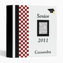 Senior 2011 Personalized Photo Album 3 Ring Binders