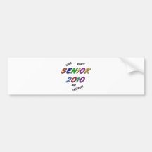 SENIOR 2012 BUMPER STICKER