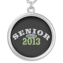 Senior 2013 Green Custom Necklace