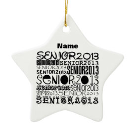 Senior 2013 - (Personalize) - Rearview Mirror Orna Christmas Tree Ornaments