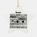 Senior 2013 - (Personalize) - Rearview Mirror Orna Christmas Tree Ornaments