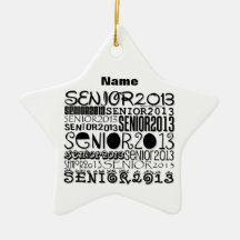 Senior 2013 - (Personalize) - Rearview Mirror Orna Christmas Tree Ornaments