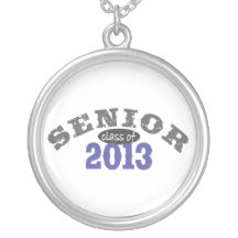 Senior 2013 Purple Custom Necklace