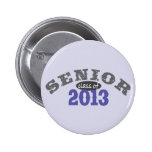 Senior 2013 Purple Pinback Button