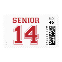 Senior 2014 - Red postage by visualnewbie Senior 2014 - Red postage