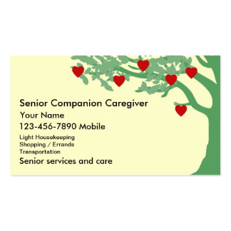 Senior Caregiver Business Cards