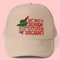 Senior Citizen Discount hats