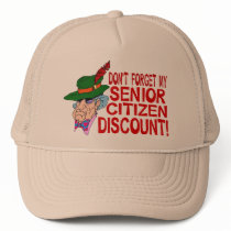 Senior Citizen Discount Hat