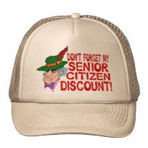 Senior Citizen Discount Hat