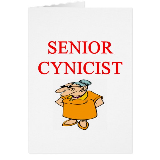 SENIOR citizen Greeting Card Zazzle