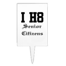 senior citizens cake picks