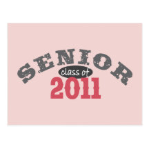 Senior Class of 2011 Post Card