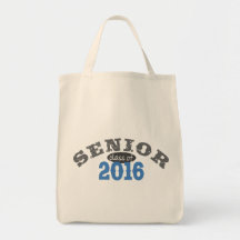 Senior Class of 2016 Blue Canvas Bag