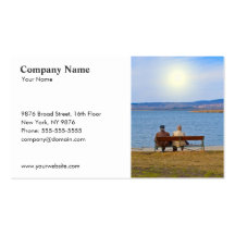 Senior Couple Business Card