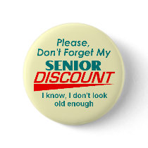 SENIOR DISCOUNT Button