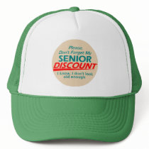 Senior Discount Hat by samappleby Senior Discount Hat