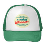 SENIOR DISCOUNT Hat