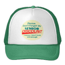 SENIOR DISCOUNT Hat