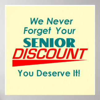 Senior Citizen Posters | Zazzle