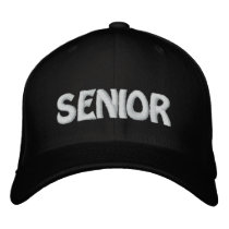 SENIOR embroidered hats