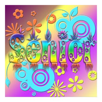 Senior - Flowers Poster print