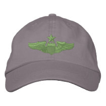 Senior Pilot embroidered hats