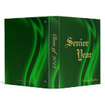 Senior Year Back To School Emerald Silk Binder
