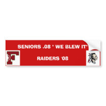 SENIORS 08 bumper stickers by bigslick6690 SENIORS 08 bumper stickers