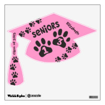 Seniors '13 Paw Prints - Class Of 2013 wall decals