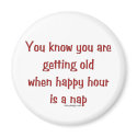 Senior's Happy Hour magnets