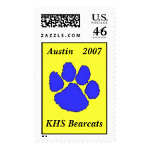 Senior's name  2007, KHS Bearcats postage