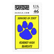 Seniors of 2007, Kearney High Bearcats Postage postage
