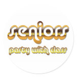 Seniors Party With Class of 2009 Design Stickers