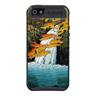Senju Waterfall, Akame. Hasui Kawase waterscape iPhone 5 Cases