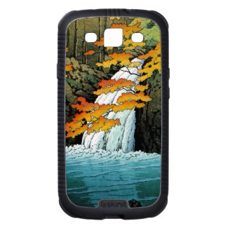 Senju Waterfall, Akame. Hasui Kawase waterscape Galaxy SIII Cover